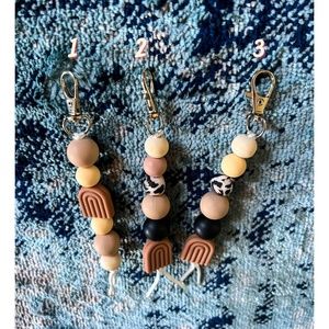 Brown Leopard Keychain